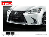 TRD Front Spoiler - White Nova 083 - GS300h & GS450h