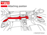 TRD GR Interior Panel Set - Installation position - GR Yaris